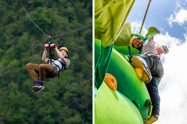 ZIPLINES / CLIMBING TOWERS